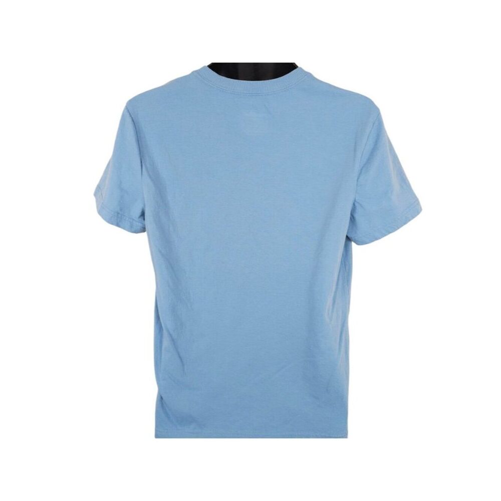 Snowy Mountain T Shirt Mens Size Medium Blue Outdoors Nature Tee - Picture 4 of 6